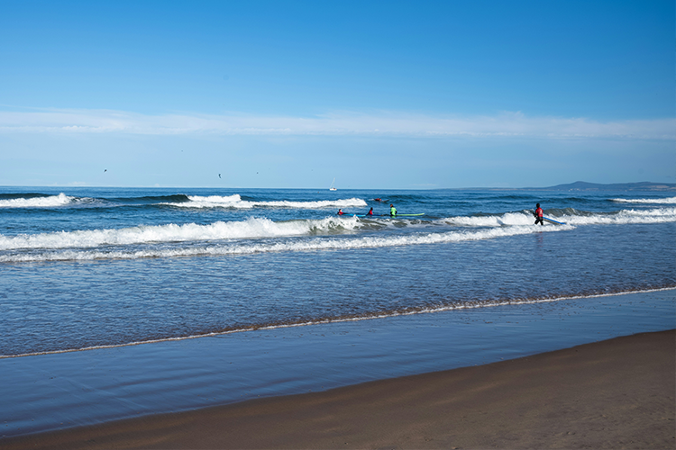 surf dans les landes