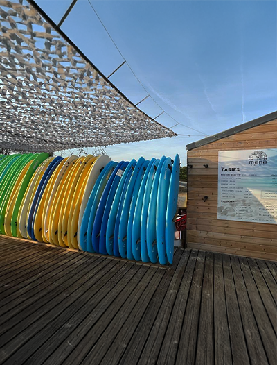 location planche surf